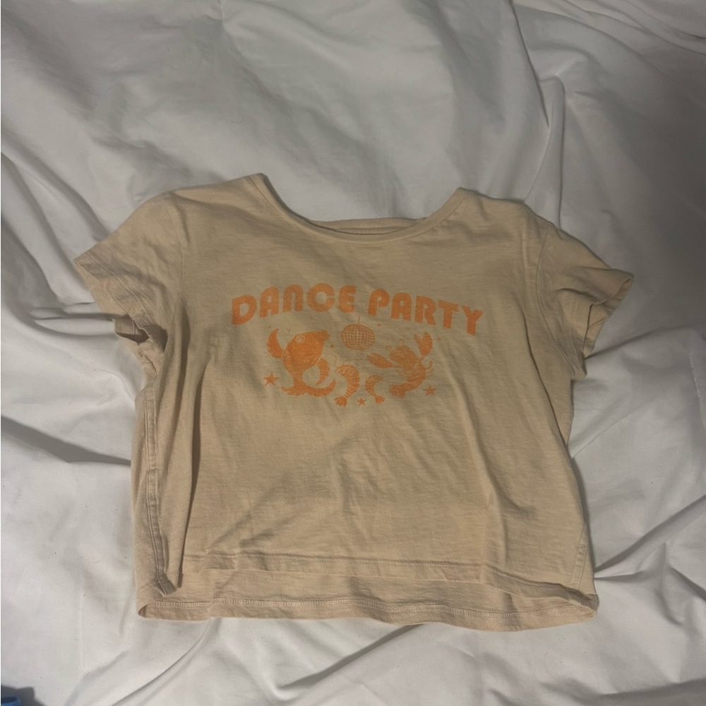 aerie cropped baby tee